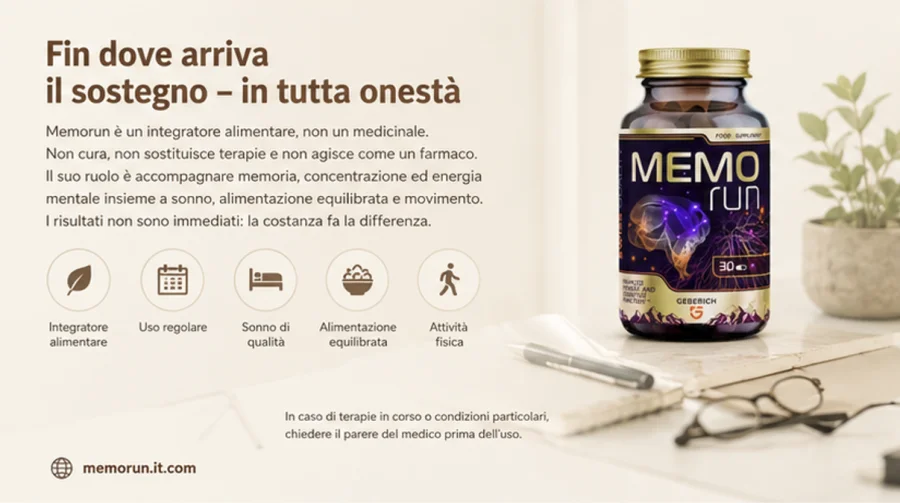 Memorun — integratore alimentare per il benessere cognitivo